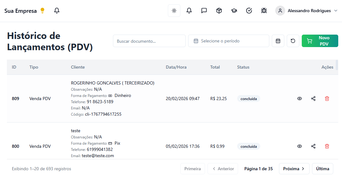 Imagem ilustrativa 3 de Cadastro de produtos e serviços com organização profissional